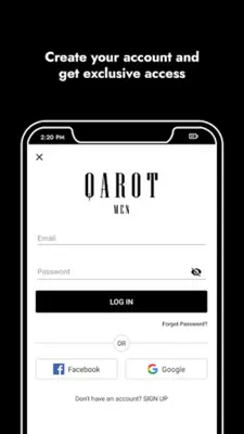 Qarot Men android App screenshot 0